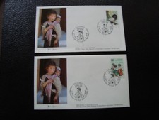 NATIONS-UNIES (genève) - 2 enveloppes 1er jour 22/11/1985 (B17) 