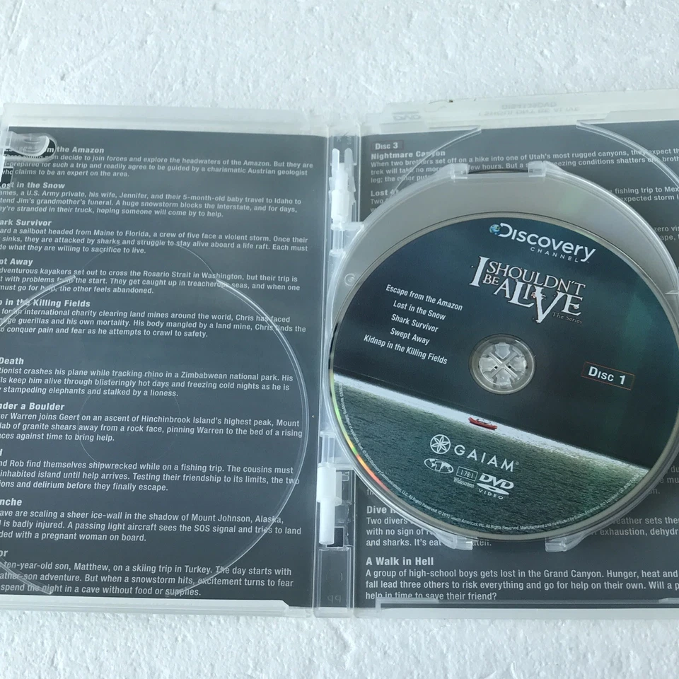 I Shouldn’t Be Alive DVD TV Show Series Rare Survival Discovery Channel Reg 1 US - Image 3 of 4