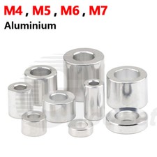 Alu Distanzhülse Distanz Hülse Abstandhalter Hülsen Buchse Aluminium M4 M5 M6 M7