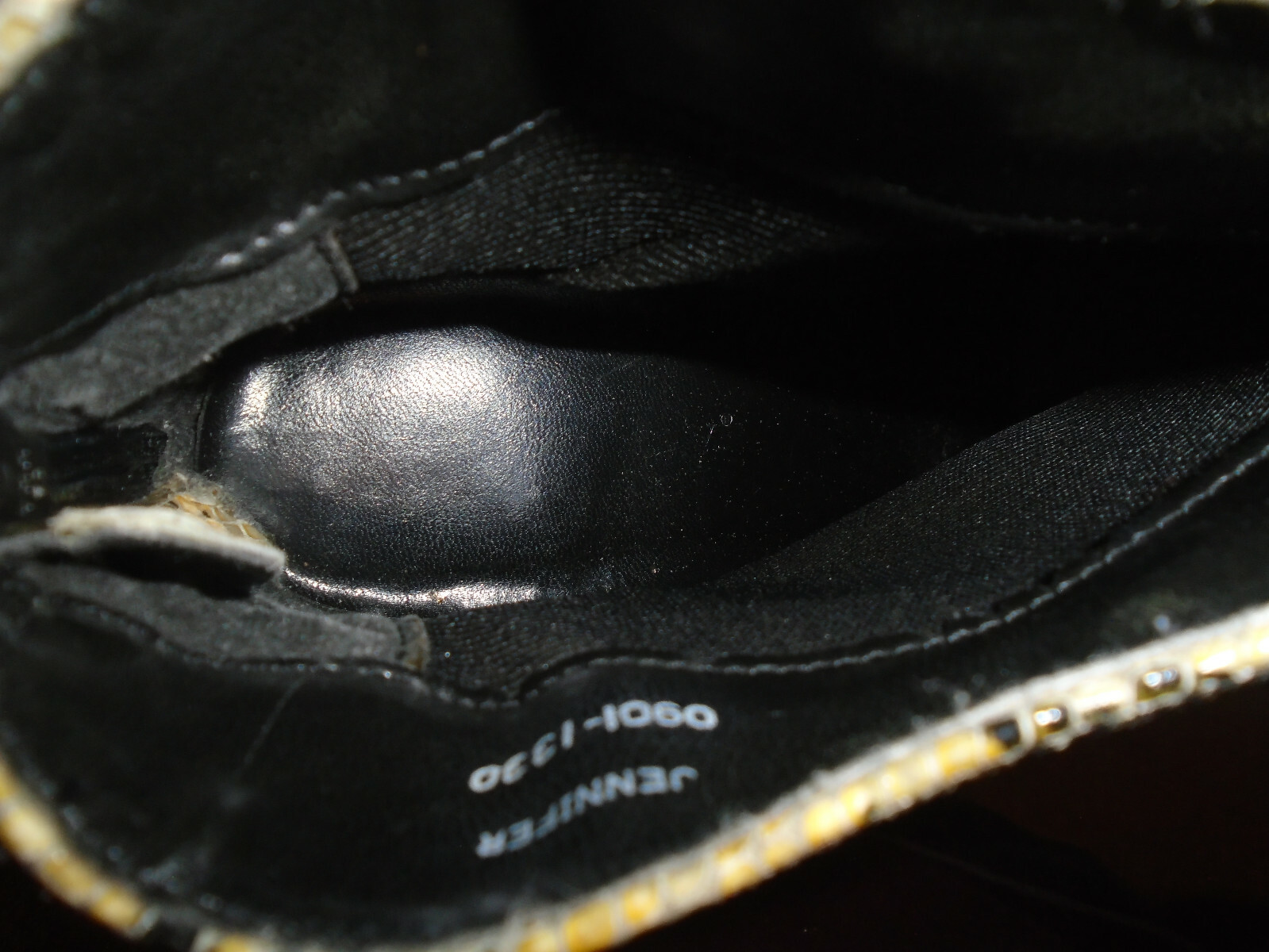 Sam & Libby Ankle Boots Python Snake Print Rear Z… - image 10