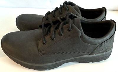 SKECHERS BLACK MENS SIZE 7.5 GARTON-MODESTO 65246 MEMORY  display picture 3
