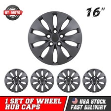 4pcs 16 For 2008-2012 Honda Accord Sedan Hubcaps Wheel Rims Cover Snap On 4pcs 16 For 2008-2012 Honda Accord Sedan Hubcaps Wheel Rims Cover Snap On