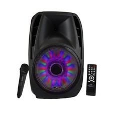 Befree Sound 15 Inch Portable Bluetooth Speaker With Sound/Volume Reactive Light