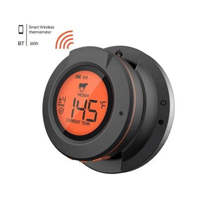 Wireless Meat Thermometer With 2 Probes 164FT Bluetooth IP64 Waterproof