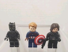 LEGO Marvel Super Heroes Black Panther Pursuit 76047 Complete with Manual 