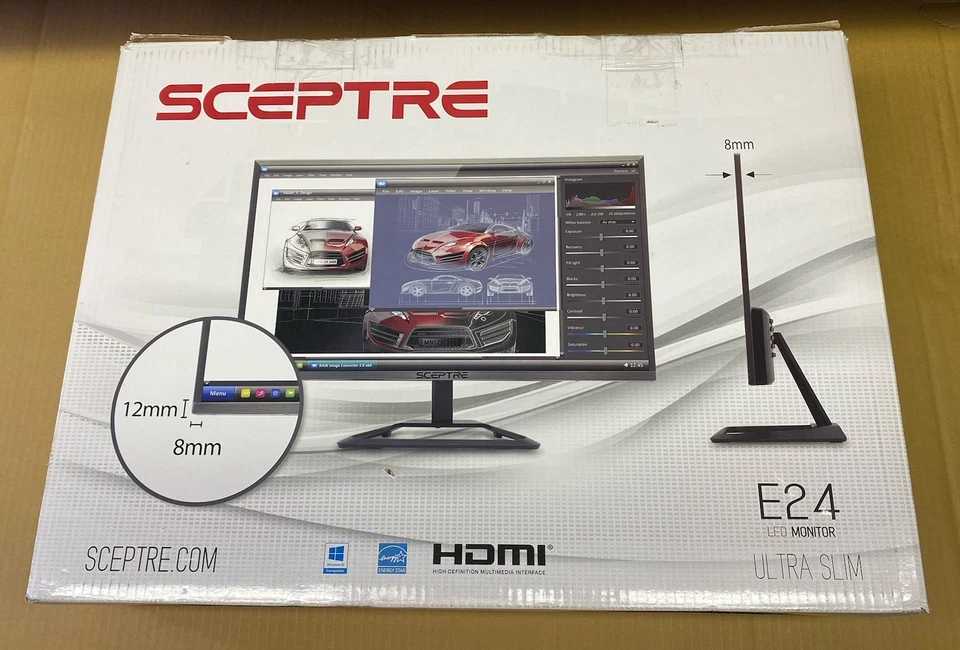 Spectre E248W-1920R Monitor w/ 75Hz Refresh Rate, VGA, HDMI & Audio In/Out - Image 2 of 4