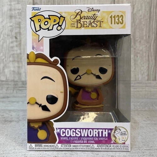 Funko POP! Disney: Beauty & The Beast Cogsworth Clock #1133 New In Box