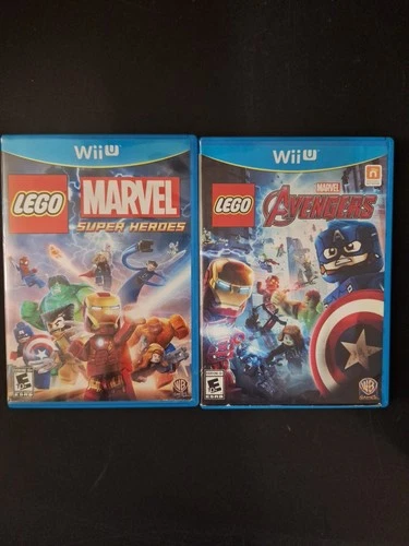 Lego Marvel Super Heroes & Lego Marvel Avengers (Nintendo Wii U) 2 Game Bundle