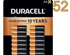Duracell AA 48 Pack Batteries, Expiry 2036 (8 FREE EXTRA BATTERIES) 56 TOTAL