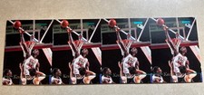 1995-96 Classic Sports ROOKIE Kevin Garnett USA Olympics 4 Card Uncut Sheet. rookie card picture