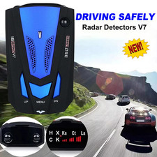 360 Degree Car 16 Band V7 GPS Speed Safety Radar Detector Voice Alert Laser US