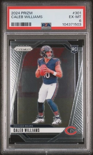2024 PANINI PRIZM #301 CALEB WILLIAMS PSA 6