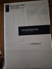 Sheridan Standard Pair of Pillowcases from their 500tc Cotton Sateen collection.