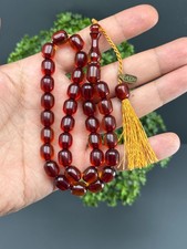 Faturan Amber Rosary, Sandolos, islamic Rosary, Misbaha, Tasbih, Tasbeeh tesbih