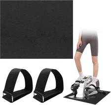 Rainmae Ellipse Leg Exerciser Machine Non-Slip Medium, Gray(15.7*19.6 Inch) 