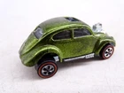 Vintage Hot Wheels Redline Diecast Car 1967 Custom Volkswagen Metallic Green Toy