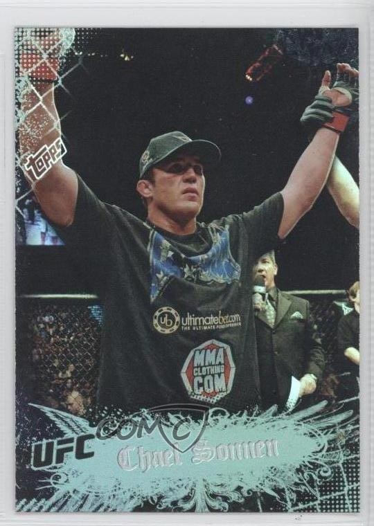2010 Topps UFC Main Event Chael Sonnen #84 0a1