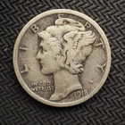 1918  *P* MERCURY HEAD SILVER DIME *NICE* - FREE SHIPPING! - C3334