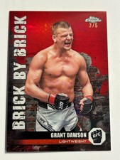 2024 Topps Chrome UFC - Brick by Brick - GRANT DAWSON #3/5 - Red Refractor