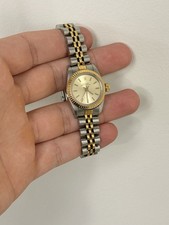 rolex ladies datejust 26mm 18k yellow gold 69173