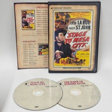 Lash LaRue Al Fuzzy St John Westerns DVD: Stage to Mesa City/Hawk of Powder Rive