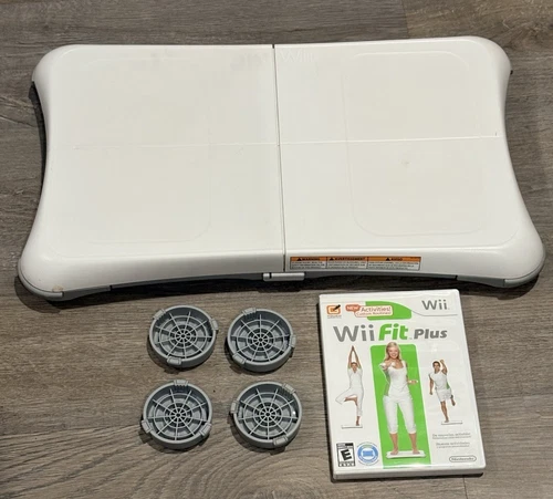 Nintendo Wii Fit Balance Board With Wii Fit Video Game