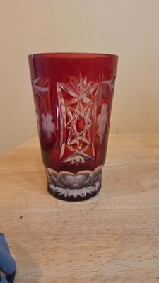 3 - Ajka  5 1/4'' Crystal Tumbler - Ruby Red, Blue & Purple - sale ends 6/14