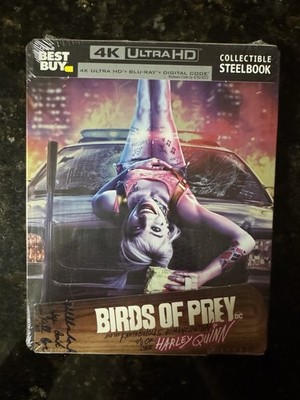 Birds of Prey Harley Quinn 4K UHD Blu-ray Best Buy OOP Steelbook BRAND NEW