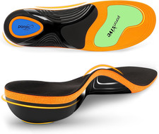 Work Boot Insoles for Standing All Day, High Arch Support Orthotic Shoe Inserts