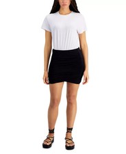 DKNY Jeans Women's Dress Sz XS Short-Sleeve Ruched Mini