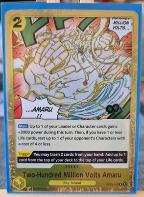 One Piece Two-Hundred Million Volts Amaru (OP05-115) (V.1) PRB01 Rare Englisc...