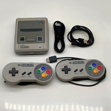 CONSOLE SNES SUPER NINTENDO CLASSIC MINI + GIOCHI - SBLOCCATO - COMPLETO TESTATO