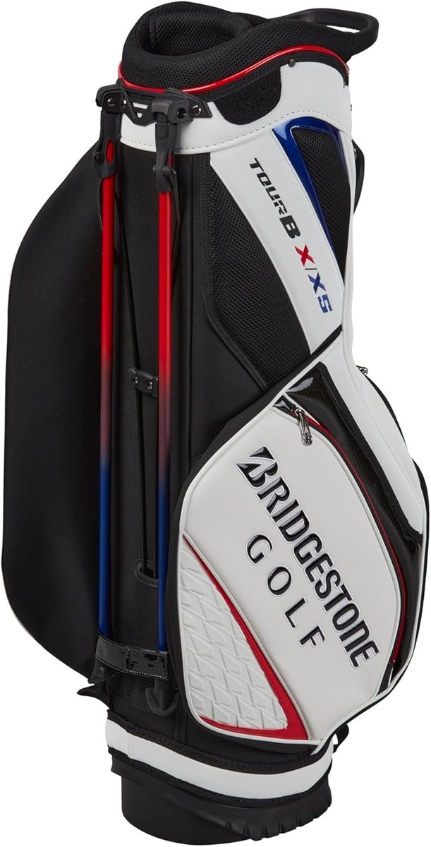 BRIDGESTONE Tour Replica Stand Golf Bag CB2602 White 4kg 9.5inch