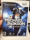 New ListingNINTENDO WII MICHAEL JACKSON THE EXPERIENCE COMPLETE GAME WITH MANUAL