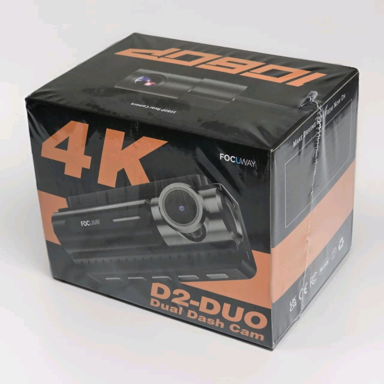 4K Dash Cam Front and Rear D2 Duo Dual Camera for Cars and Trucks 1080p-image