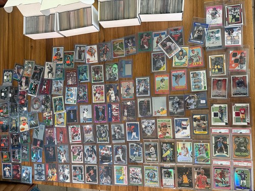 Awesome Sports Card Lot-Loaded w/PSA10💎/Autos/Relics/SP/RC/1-1/Vintage/Legends