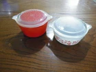Vintage Pyrex Dishes With Lids Flamingo w/ Celtic Floral Lid Pink Gooseberry