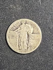 1927 U.S. Standing Liberty SILVER Quarter - Solid  GOOD stk#q26