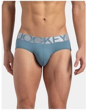 Jockey Men's Tactel Microfiber Elastane Stretch Solid Brief Moisture Move Treatm