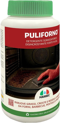 PULIFORNO  1KG Detergente Gel Disincrostante per Forni E Barbecue, Rimuove Grass
