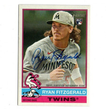 2025 Topps Heritage Real One Autographs Ryan Fitzgerald