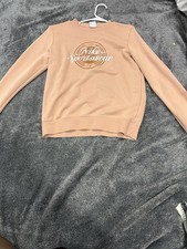 Nike Pink Cotton Sweatshirt and Jogger Set XS