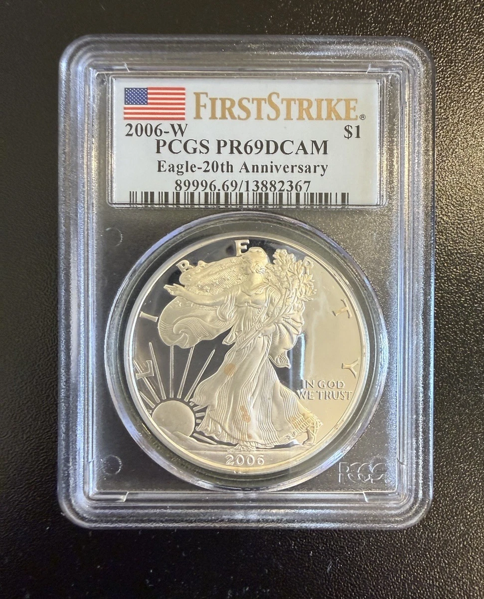 PCGS American Eagle Silver Bullion Coins for sale | eBay