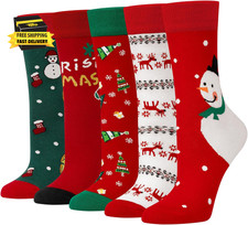 Womens Funny Socks Cozy Cute Printed Patterned Fun Sock Novelty Cat Dog Socks fo