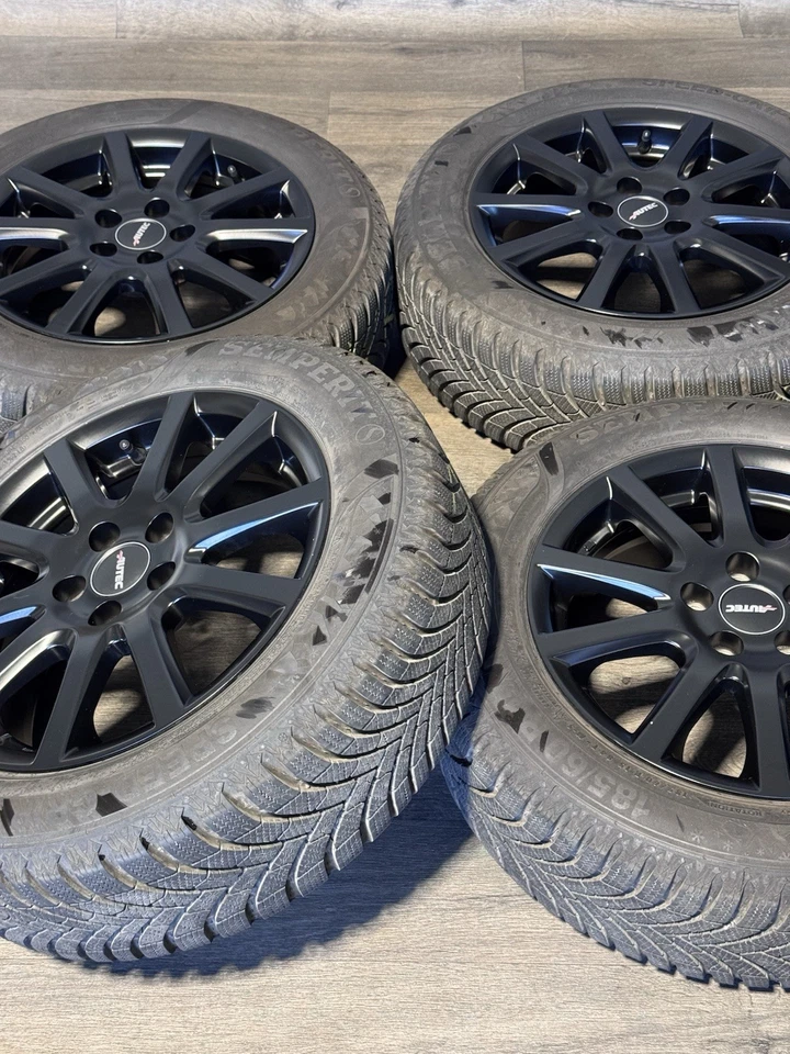 VW Polo 6r / 15 Zoll Autec Zubehör Winterkompletträder Inkl. Gutachten ECE R124 - Bild 3 von 4