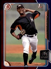 2015 Bowman #BP148 Jarlin Garcia Prospects Purple #/250