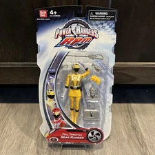 2009  Power Rangers RPM Full Throttle Bear Ranger Yellow  Figure Factory Sealed