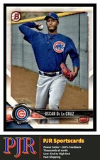 2018 Bowman #BP59 Oscar De La Cruz Chicago Cubs  BUY 4 - 35% OFF
