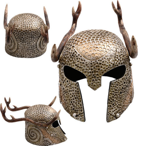 Elmetto Elfo The Elder Scrolls Online Skyrim con Corna di Cervo Armatura Elfica Cosplay - Foto 1 di 1