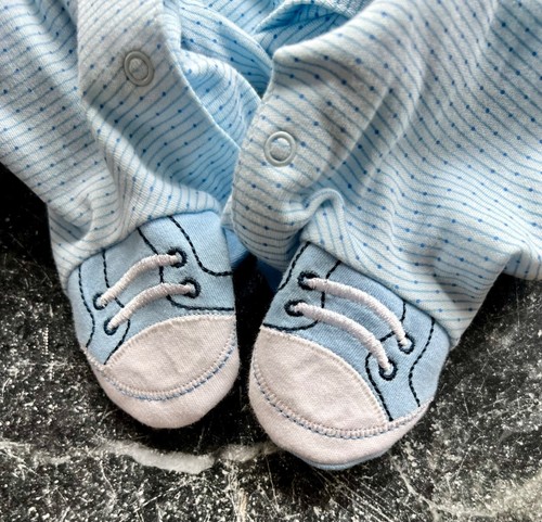 NWT Two Baby Boy 6 Month Little Me Outfits Blue & White Three Season - Picture 14 of 18